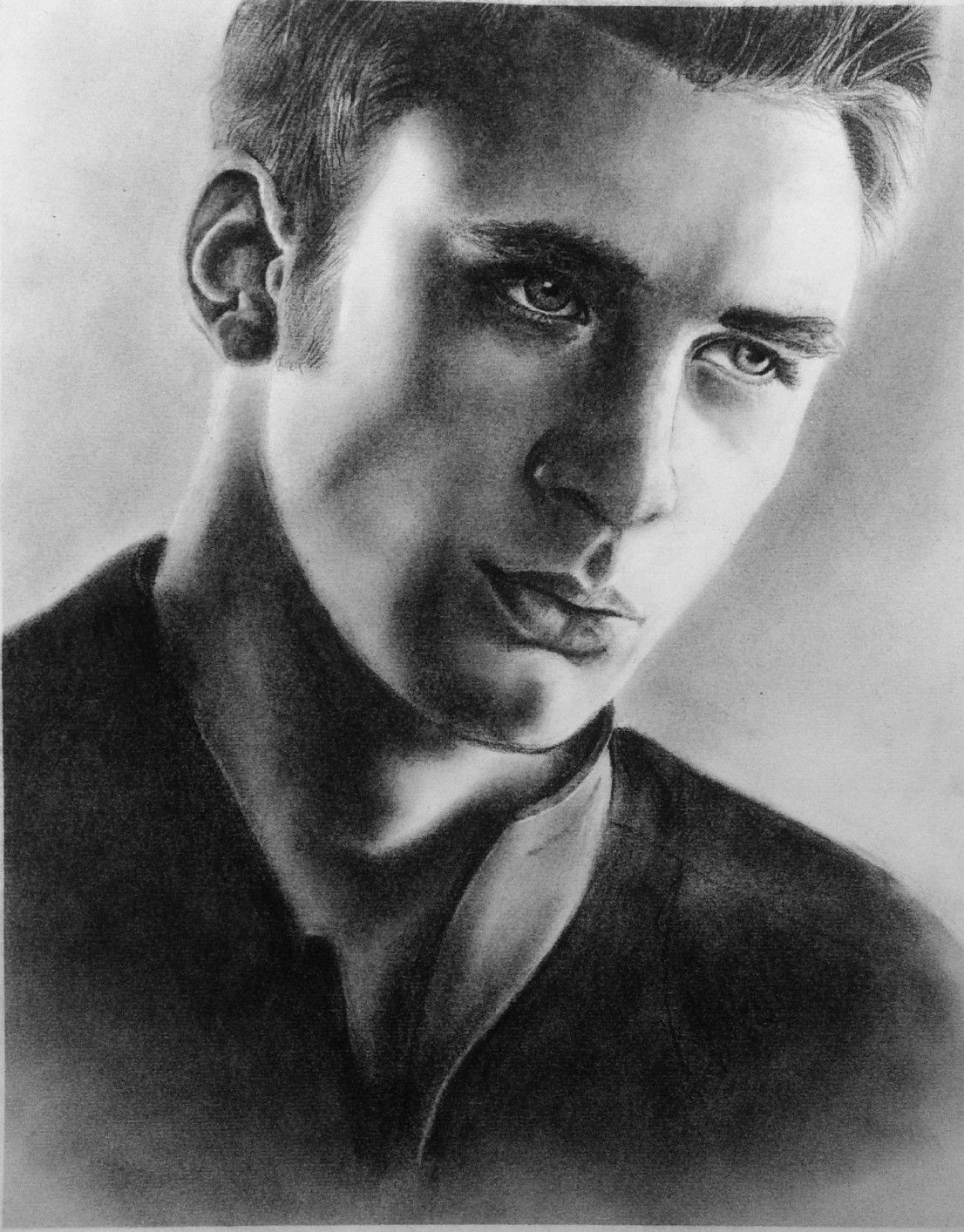 1106x1414 Chris Evans Charcoal Sketch Avani Gadhia Painting Amp Drawing - Chris Evans Sketch