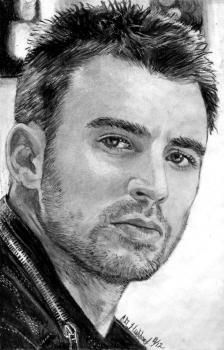 224x350 How To Draw Chris Evans, Step By Step, Portraits, People, Free - Chris Evans Sketch