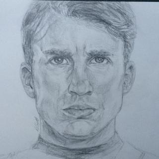 320x320 My Drawing Of Chris Evans That I Just Finished - Chris Evans Sketch
