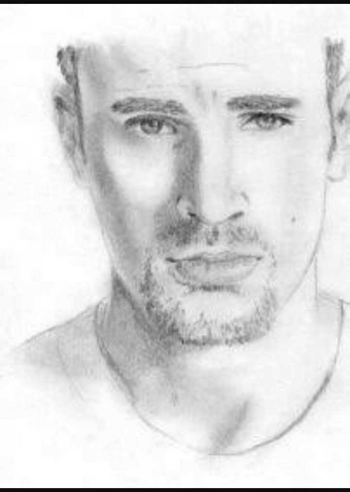 720x1010 Pencil Sketch Of Chris Evans - Chris Evans Sketch