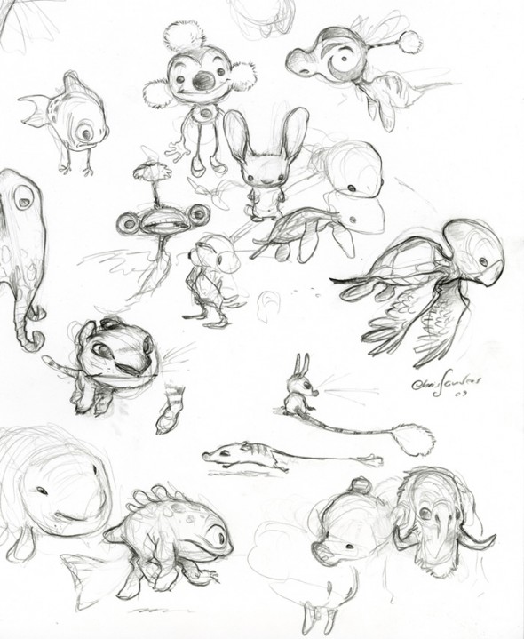 590x719 Design Context Chris Sanders - Chris Sanders Sketches