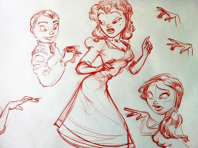 640x480 Cesare Asaro Looking - Chris Sanders Sketches