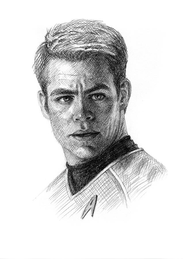 636x900 Chris Pine Drawing, Pencil, Sketch, Colorful, Realistic Art Images - Chris Sketch