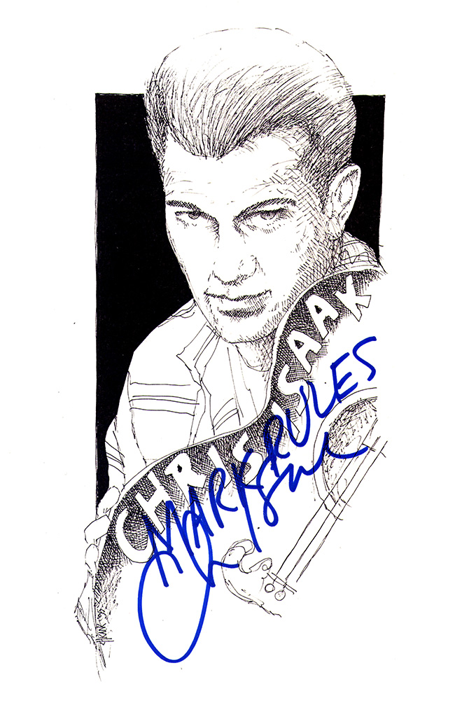 680x1024 Drawing Chris Isaak Chicanepictures - Chris Sketch