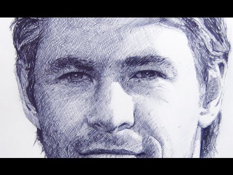 480x360 Thoravengerschris Sketch With Ball Point Pen. Art Drawing Video - Chris Sketch