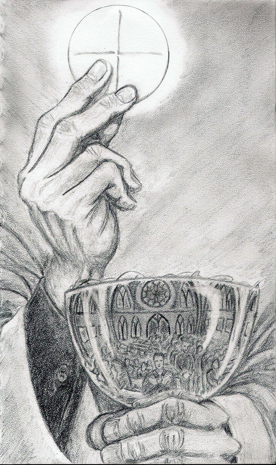 950x1600 Doubting Thomist Art Amp Faith Body Of Christ Sketch - Christ Sketch