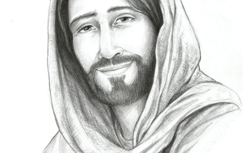 800x491 Jesus Christ Face Portrait Drawing Beauty Within Clinic - Christ Sketch