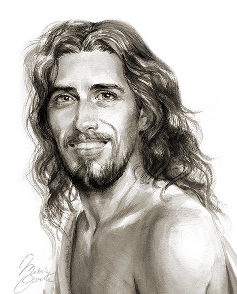 466x576 Christ Drawing Sketch Pencil Savior Jesus By Melody Owens - Christ Sketch