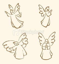 236x256 767 Best Kerst Kleurplaten Images Christmas Colors - Christmas Angel Sketch