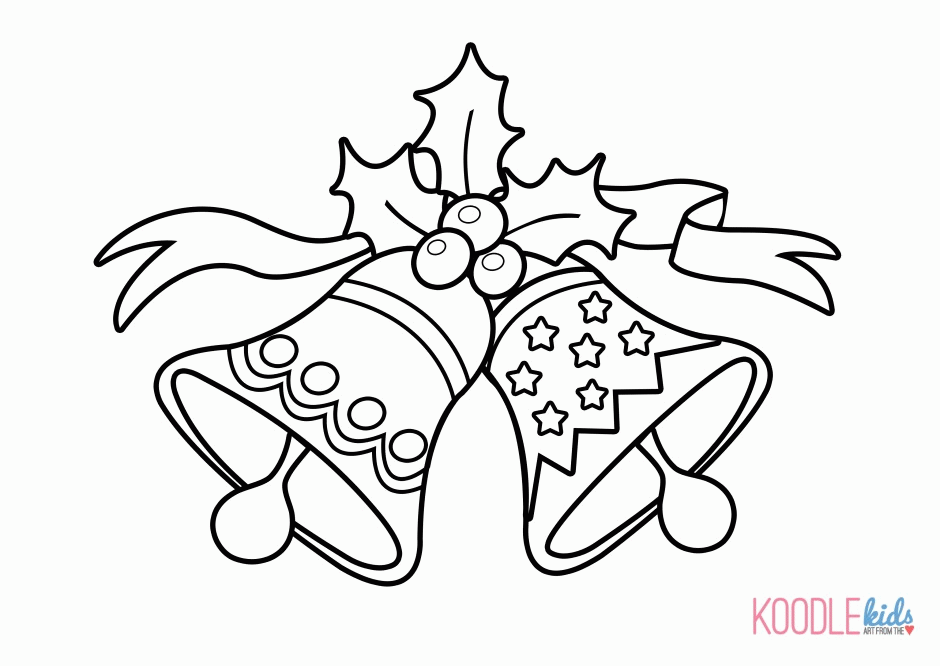 940x666 Christmas Bell Templates - Christmas Bell Sketch