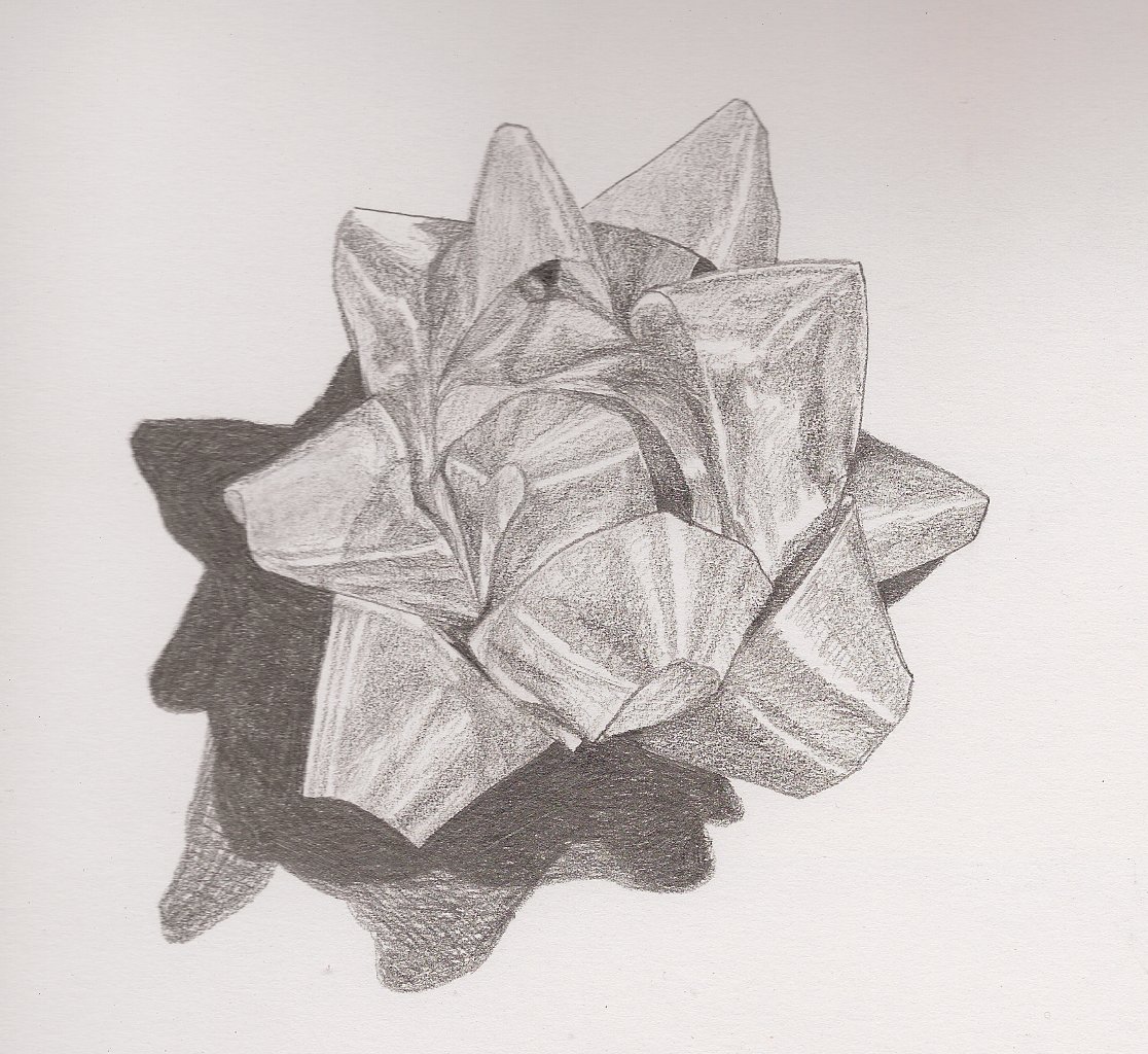 1116x1024 Sketch A Day 2011 December 25, 2011 - Christmas Bow Sketch