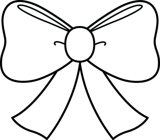 550x482 Bow Template Paper Christmas Wreath - Christmas Bow Sketch