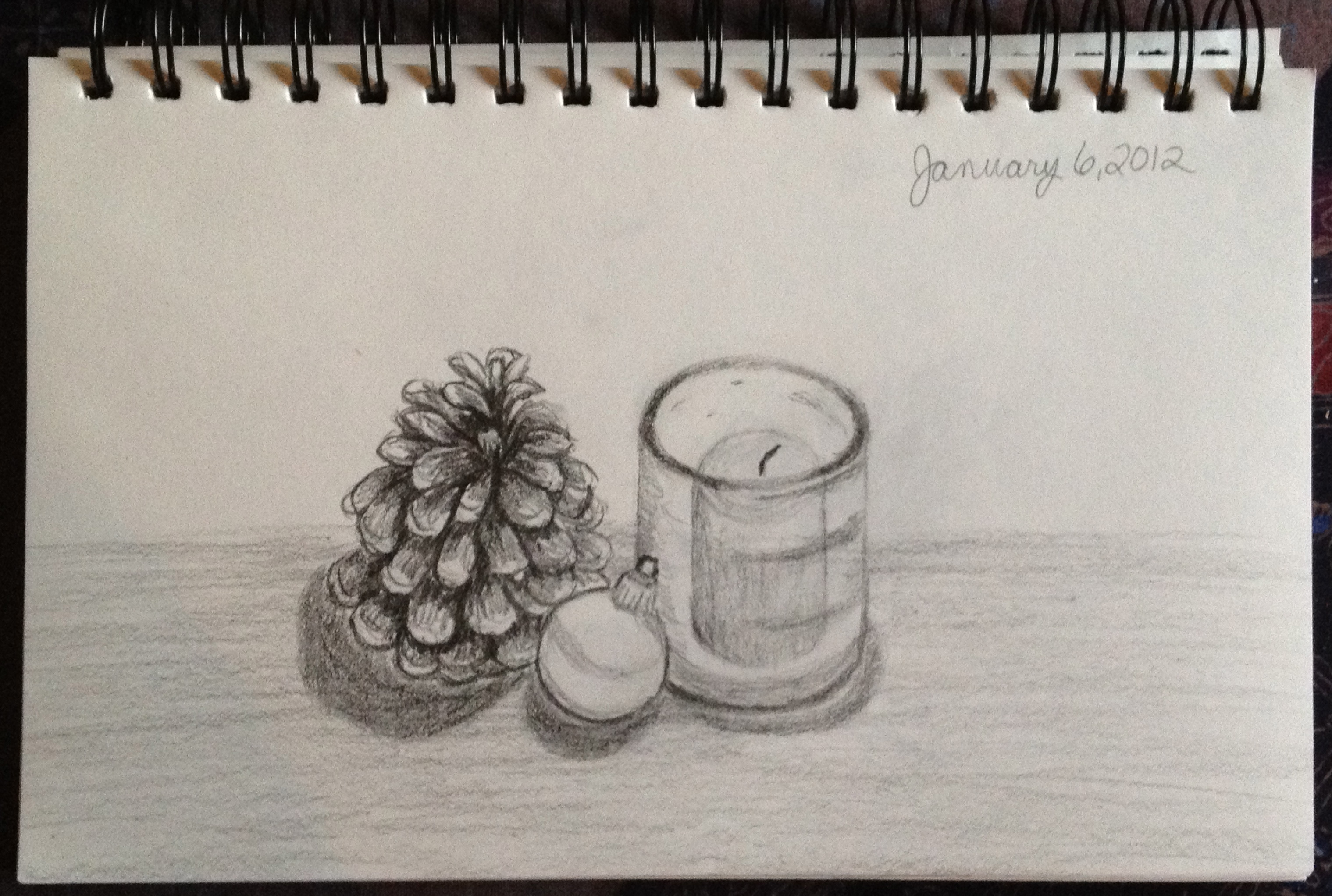 3038x2044 Drawn Christmas Ornaments Pencil - Christmas Decorations Sketches