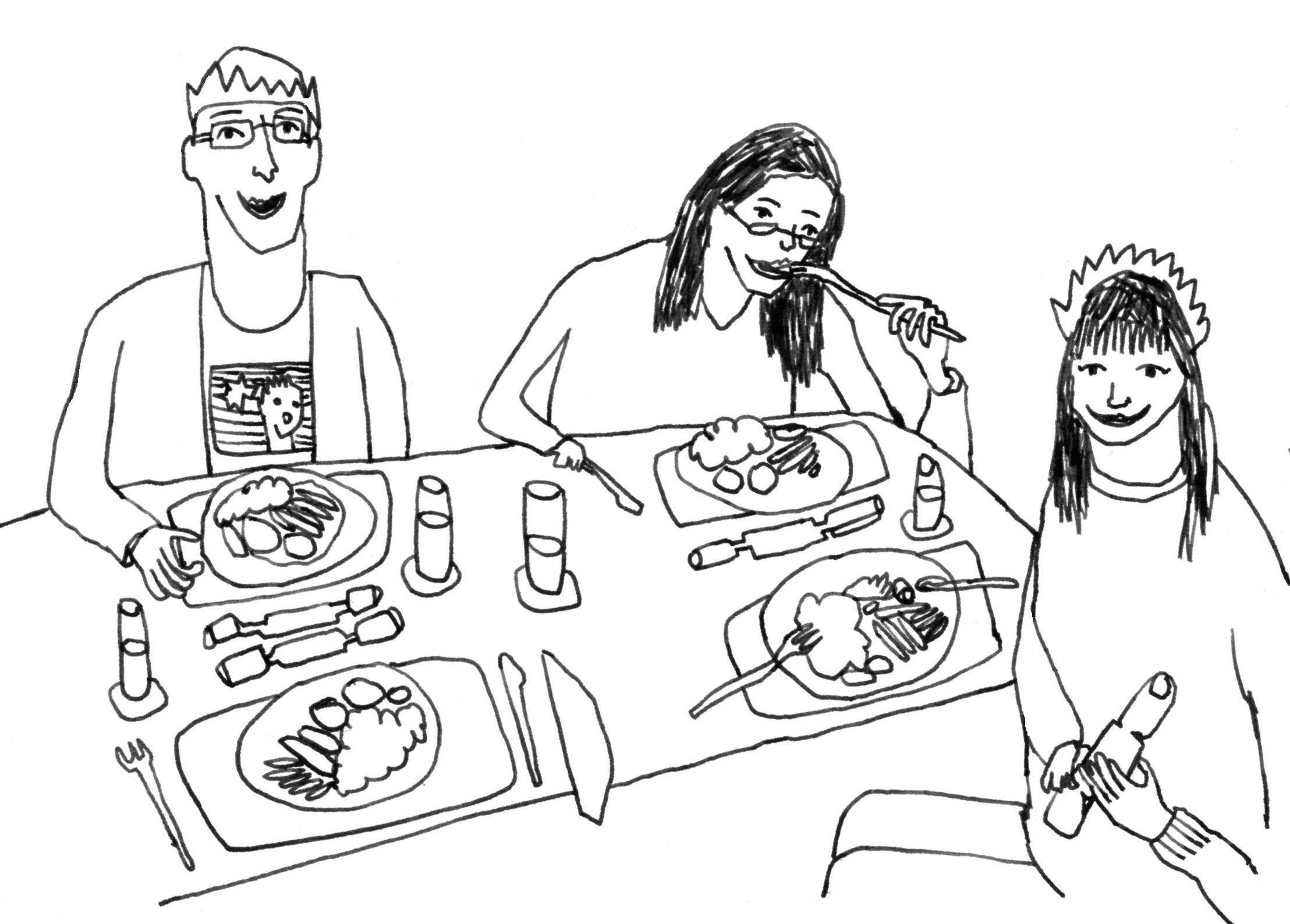 2216x1588 Mountains And Christmas And Toy Cars With Doors That Open - Christmas Dinner Sketch