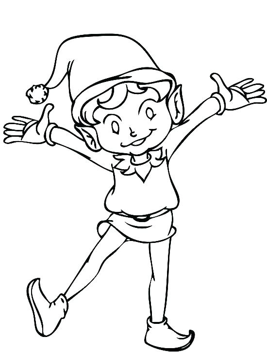 Christmas Elf Sketch at PaintingValley.com | Explore collection of ...