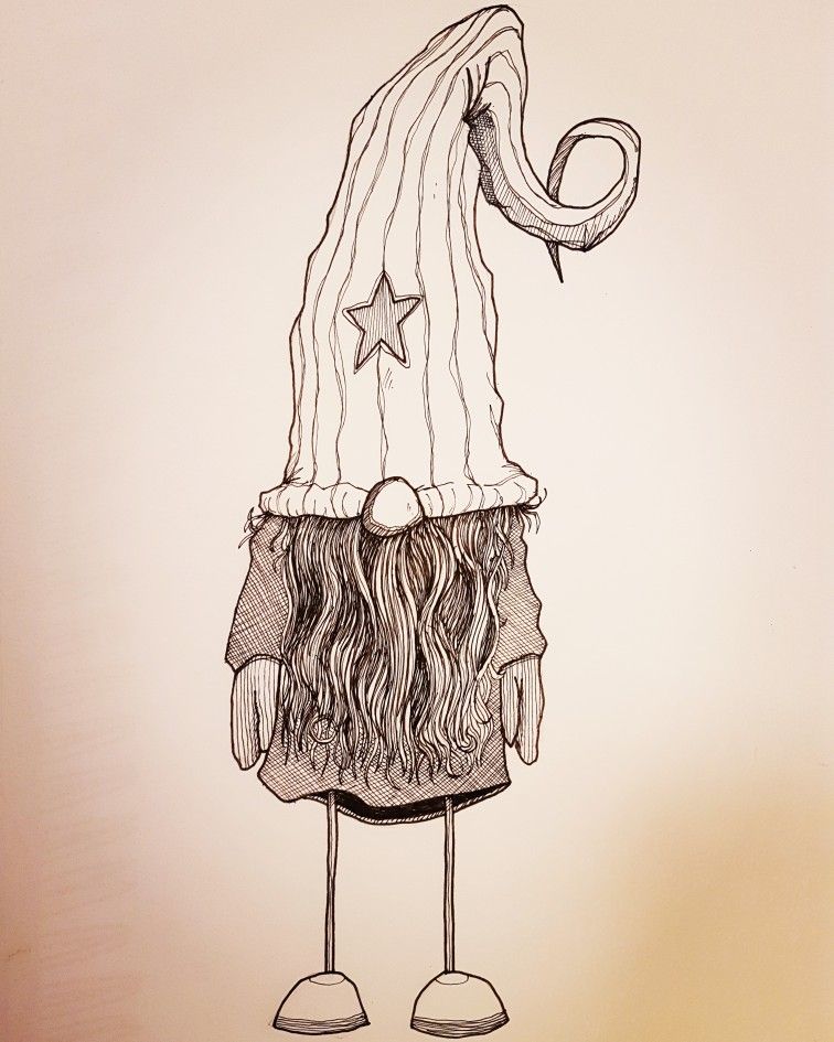 756x945 Christmas Elf. - Christmas Elf Sketch