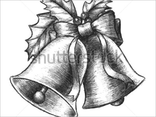 650x488 Christmas Pencil Drawings Free Psd Design Templates - Christmas Holly Sketch