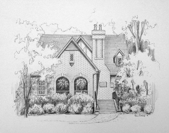 Christmas House Sketch