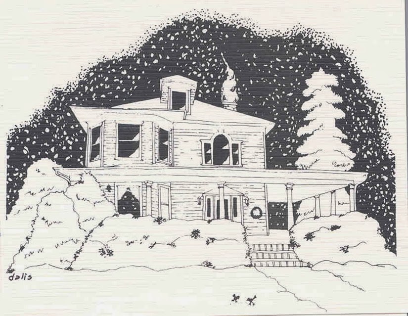 825x639 Christmas Sketch Wallpapers All Wallpaper Gallery - Christmas House Sketch