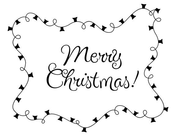 570x456 Fingerprint Christmas Light Template Sketch Coloring - Christmas Light Sketch