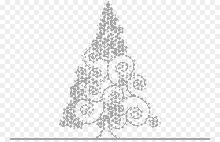 900x580 Christmas Tree Drawing Grey - Christmas Ornament Sketch