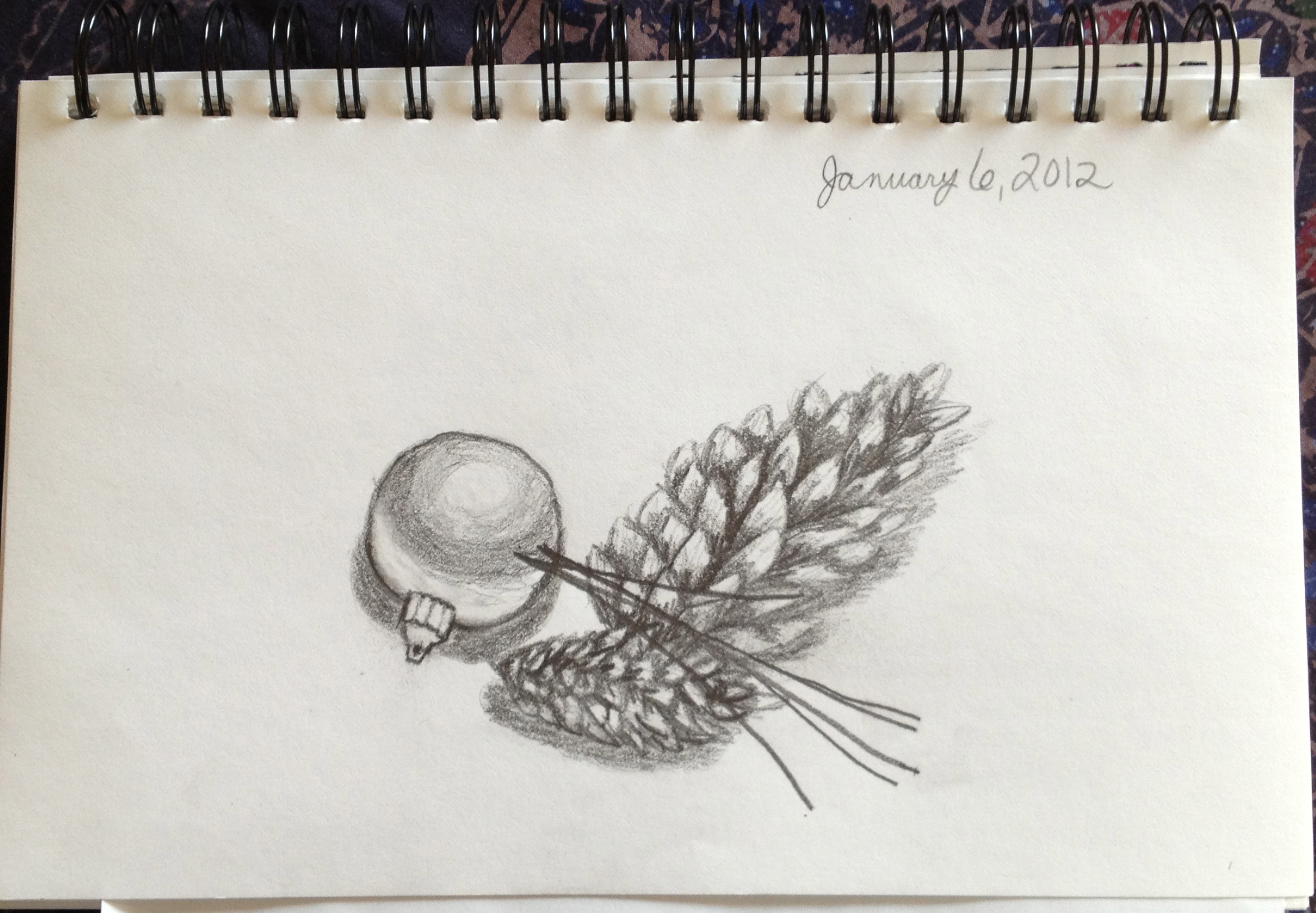 3264x2263 Drawn Christmas Ornaments Pencil - Christmas Ornament Sketch