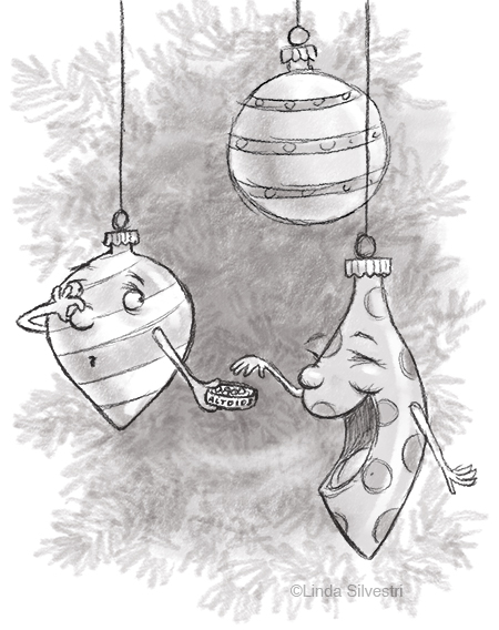 450x568 Christmas Ornaments Sketched Out - Christmas Ornament Sketch