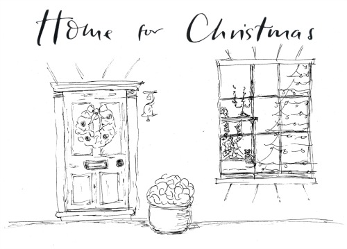 500x359 Enjoy A Traditional Christmas Party - Christmas Party Sketch