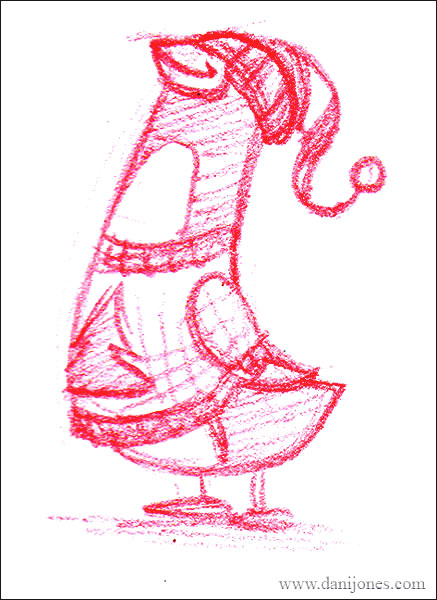 437x600 Christmas Sketches Dani Jones - Christmas Pictures Sketches