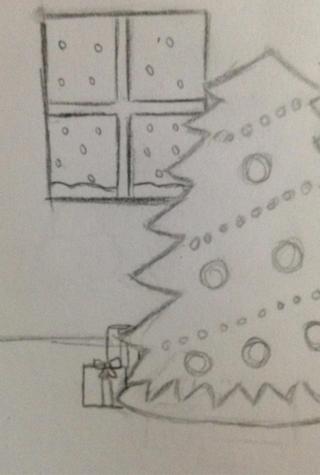 320x475 The Holidays Are Coming ) - Christmas Present Sketch