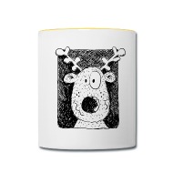 190x190 Cute Reindeer Sketch - Christmas Sketch Funny