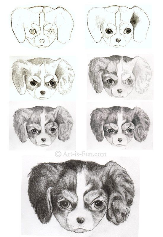 550x800 Drawn Puppy Fun Christmas - Christmas Sketch Ideas