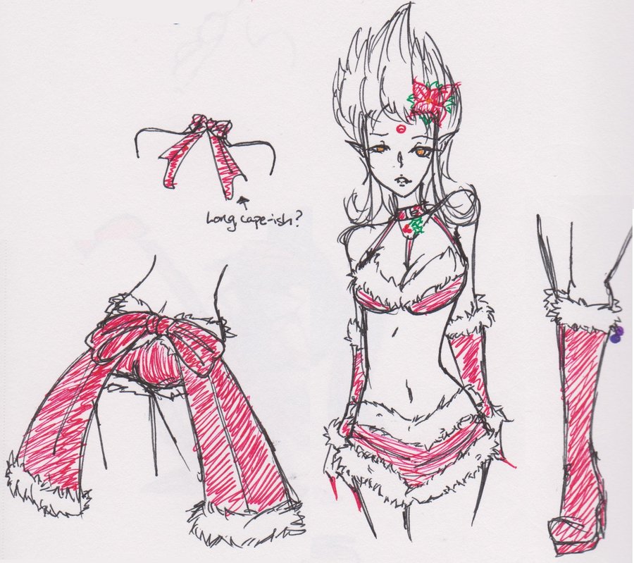 900x799 League Of Legends - Christmas Sketch Ideas