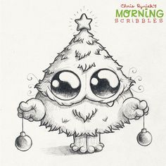 236x236 Pin By Catea))) On Risovanie Eskizov Drawings - Christmas Sketch Ideas