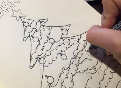 400x291 Bullet Journal Ideas Chritmas Wishlist - Christmas Sketch Ideas