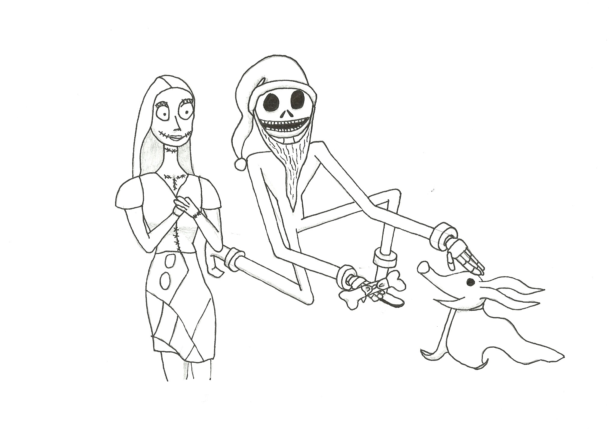 2026x1429 Christmas Sketch The Mathonian Empire - Christmas Sketch Images