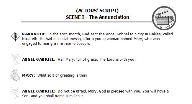 651x353 The Nativity Christmas Play For Children - Christmas Sketches For Children