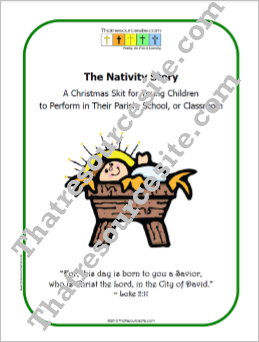 259x342 The Nativity Story - Christmas Sketches For Children