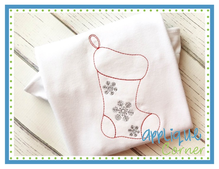 742x573 Applique Corner Applique Design Sketch Christmas Stocking - Christmas Stocking Sketch