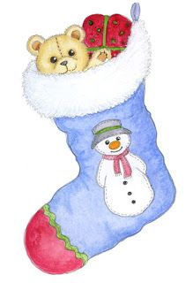 219x320 Rie Designed A Sketch A Day Day 353 Christmas Stocking Sketch A - Christmas Stocking Sketch