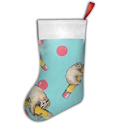 425x425 Loioi67 Sloth Sketch Christmas Stocking, Craft Holiday - Christmas Stocking Sketch