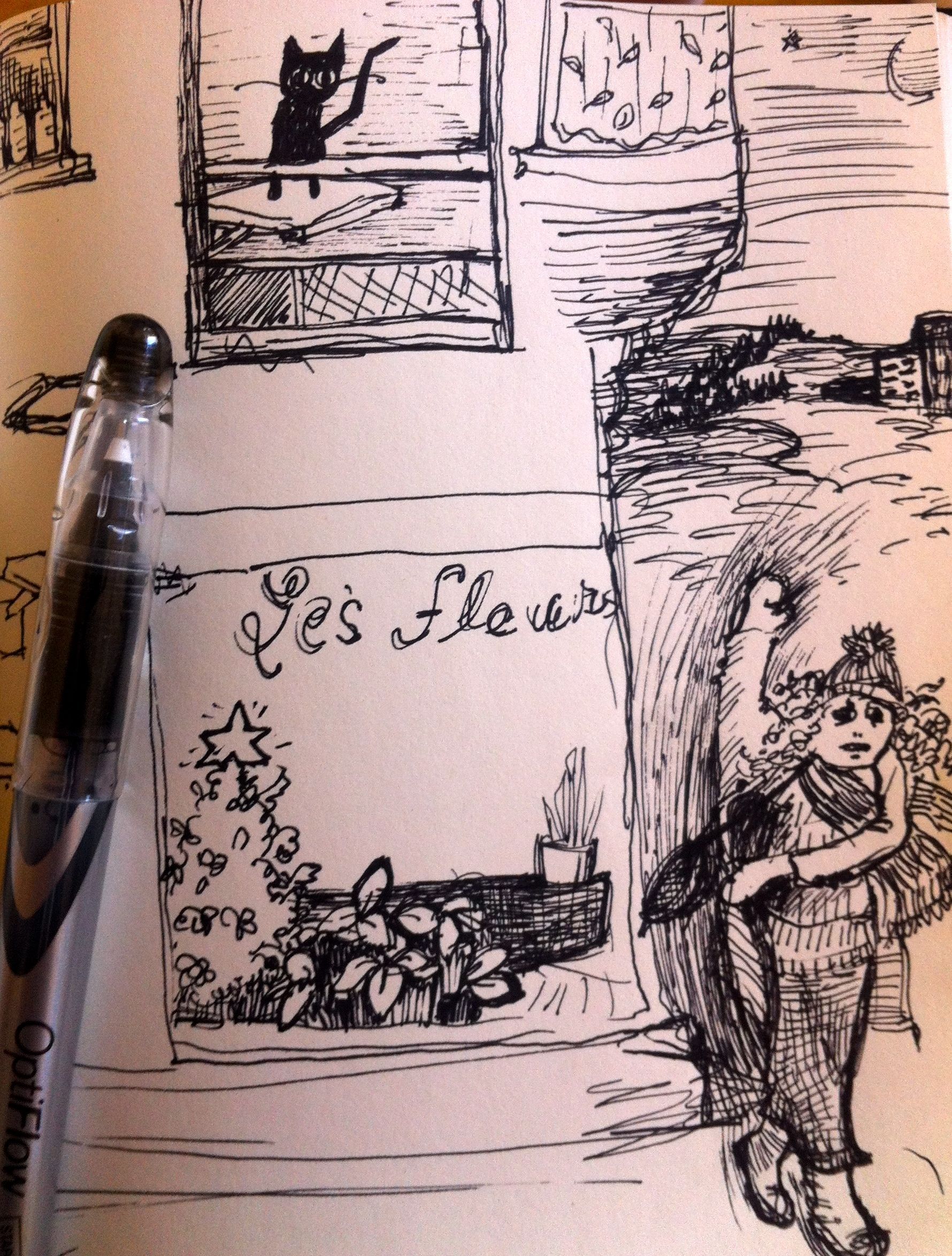 1780x2349 A Quick Sketch Illustration For The Soon To Be Christmas Story - Christmas Story Sketch