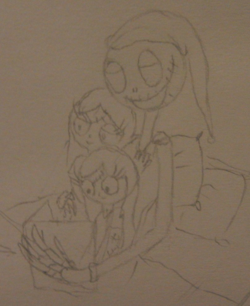 808x989 Christmas Story Sketch By Hayleyskellington - Christmas Story Sketch