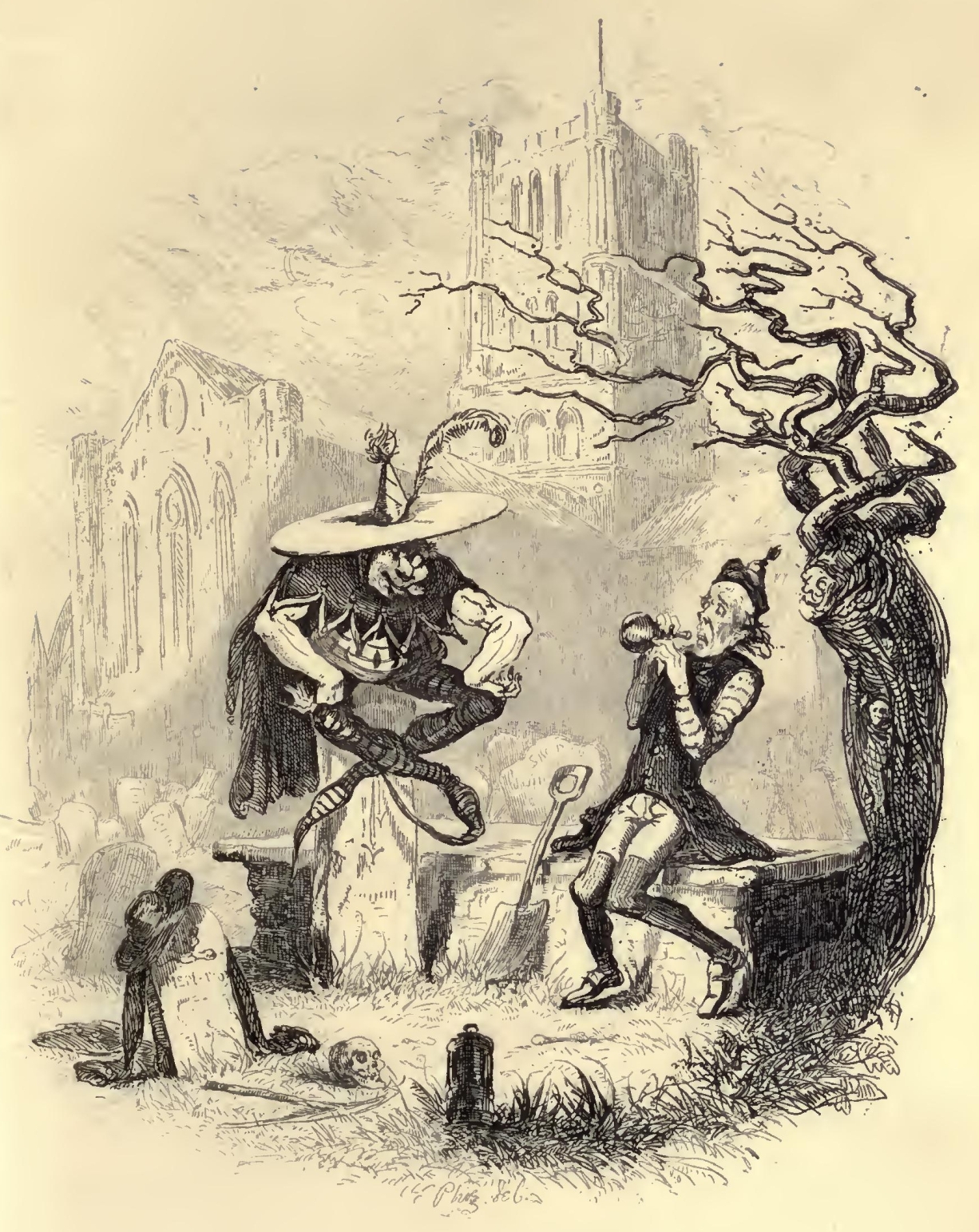 1226x1543 The Goblins Who Stole A Sexton, A Charles Dickens Christmas Story - Christmas Story Sketch