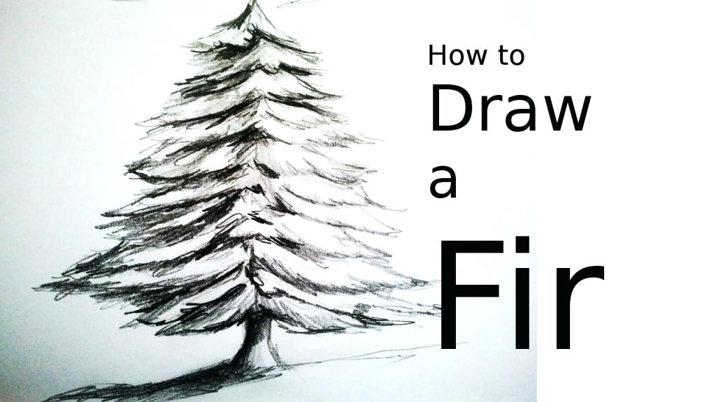 1024x576 Christmas Tree Sketch Images - Christmas Tree Sketch