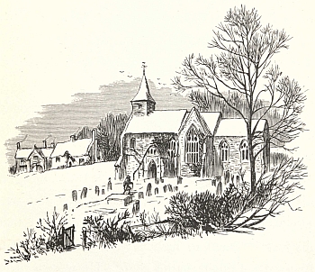 350x302 The Project Gutenberg Ebook Of Old Christmas, By Washington Irving. - Christmas Village Sketch