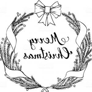 300x300 Sketch Of Christmas Wreath Gm Lazttweet - Christmas Wreath Sketch