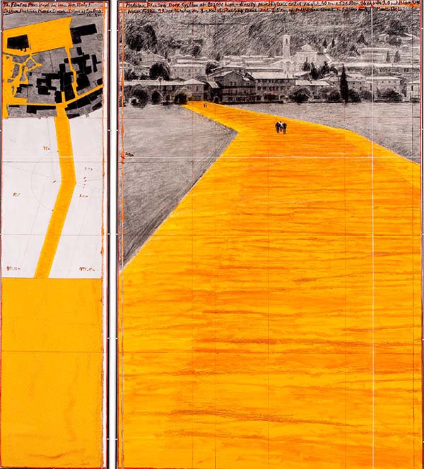 600x664 Christo And Jeanne Claude In - Christo Sketches