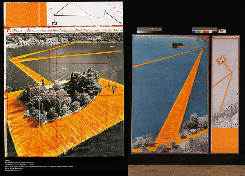 800x574 Art Presentation Christo Amp Jeanne Claude Water Projects - Christo Sketches