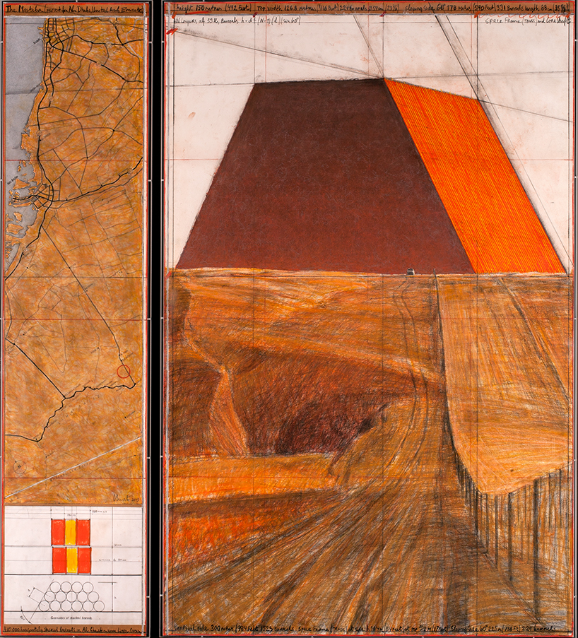818x903 Christo Amp Jeanne Claude Show An Extensive Overview Of Works In - Christo Sketches
